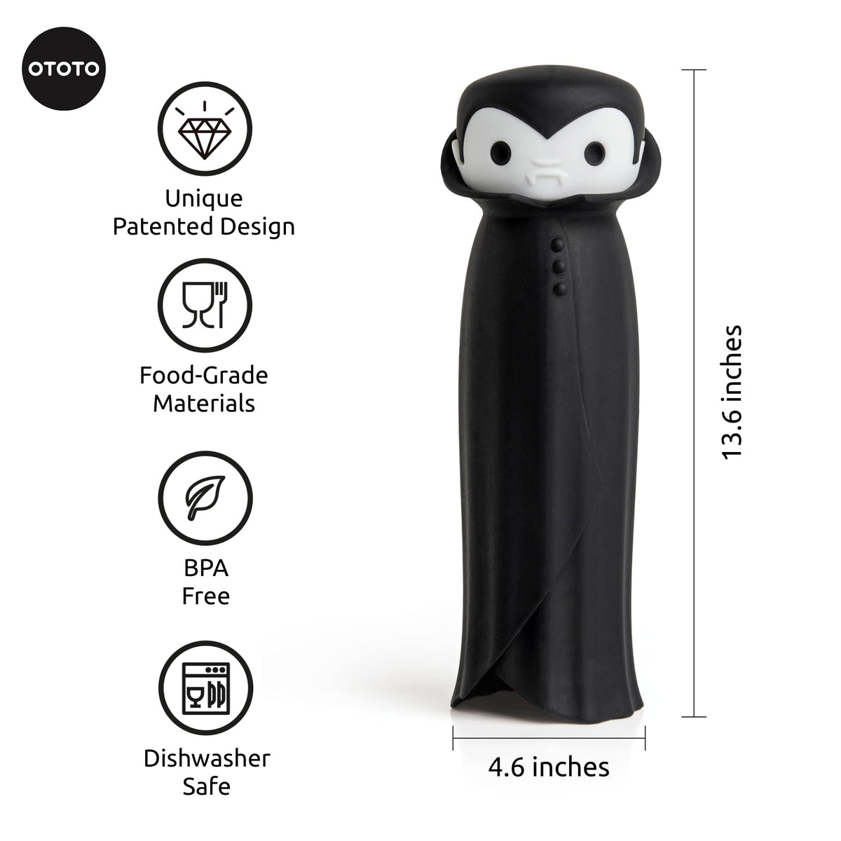 OTOTO Drac N' Roll quickly peels cloves for faster meals