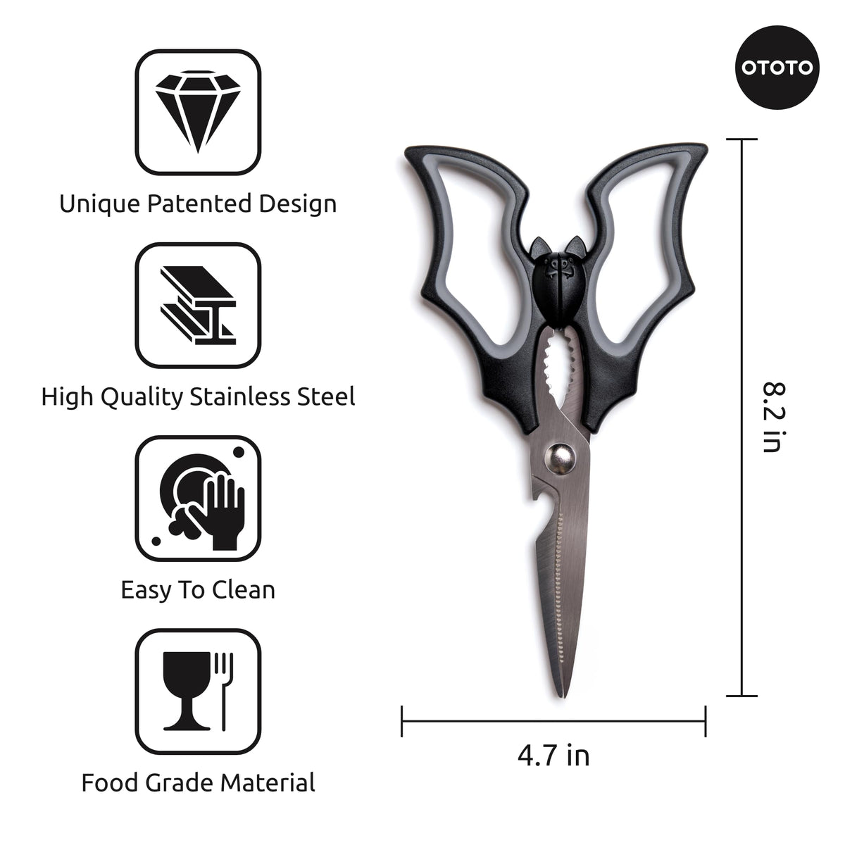 OTOTO Elizabat gothic-kitchen-gadget adds whimsy with practical use
