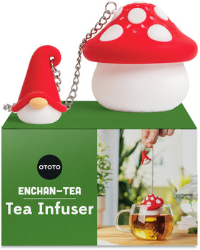 OTOTO Enchan-Tea mushroom infuser enriching every cup with loose leaf tea