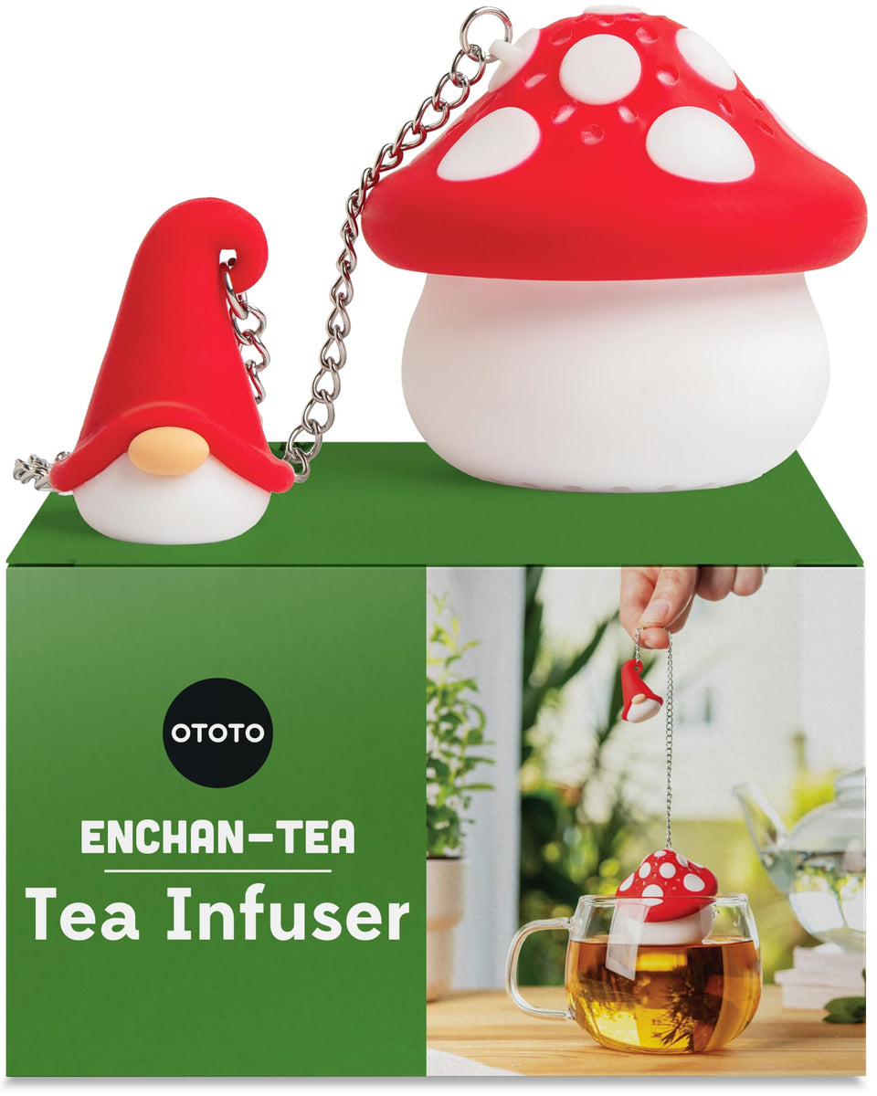 OTOTO Enchan-Tea mushroom infuser enriching every cup with loose leaf tea