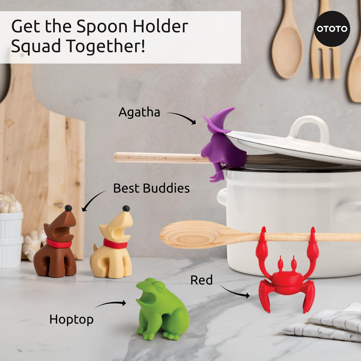 OTOTO HopTop frog design blends whimsy with practical kitchen use.