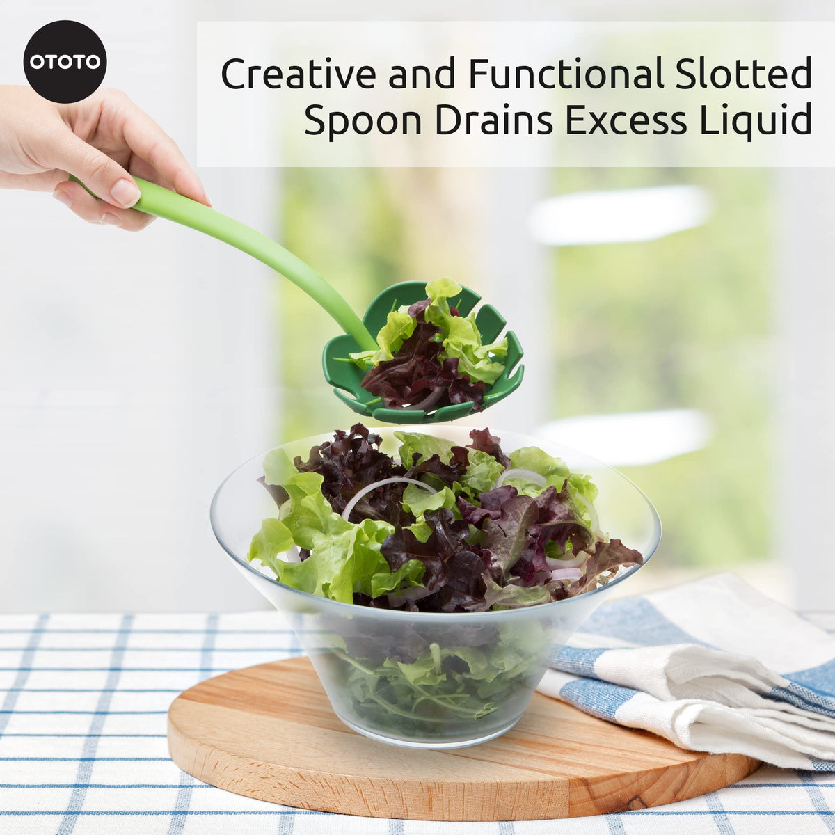 OTOTO Jungle Spoon leaf motif gift idea for plant lovers and cooks.