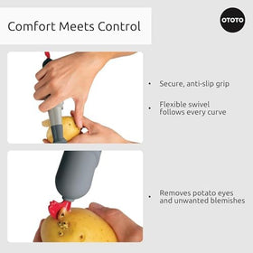 OTOTO kitchen gadgets collection with Sir Peels A-Lot adds whimsy to prep.