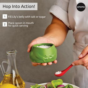 OTOTO Lily dishwasher-safe ceramic design simplifies cleanup after cooking.