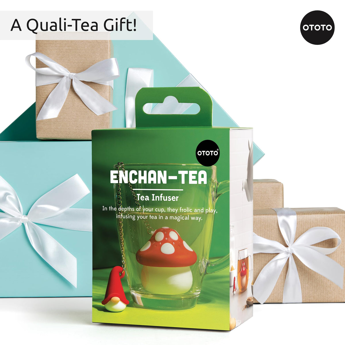 OTOTO loose-leaf tea infuser in action delivering rich flavor