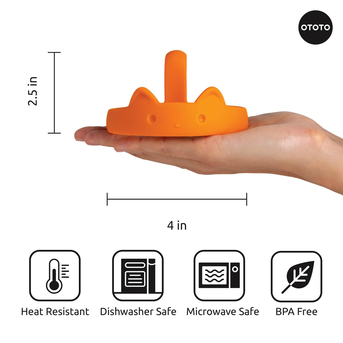 OTOTO PanCats silicone rings safe for dishwasher cleanup