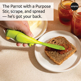 OTOTO Parry colorful spatula brightens counters and makes cooking fun.