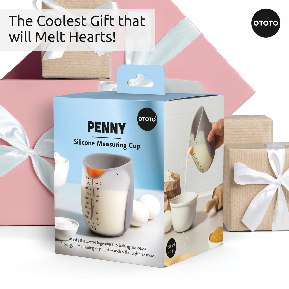 OTOTO Penny Penguin measuring cups gift idea for bakers and cooks