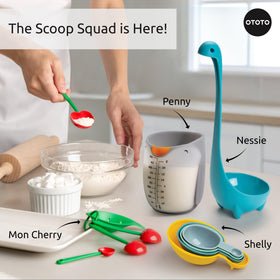 OTOTO Penny Penguin measuring cups add cute charm to kitchen tasks