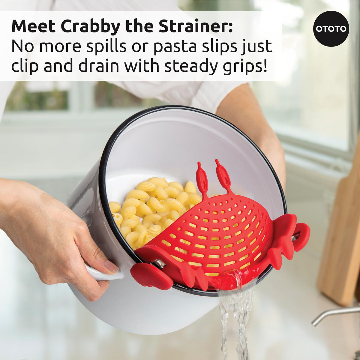 OTOTO Prep Pals Nessie ladle handles hot liquids confidently