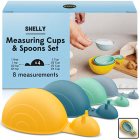 OTOTO Shelly dual-sided measuring spoons for precise kitchen prep.