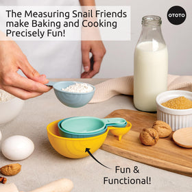 OTOTO Shelly snail design adds whimsy to everyday baking tasks.
