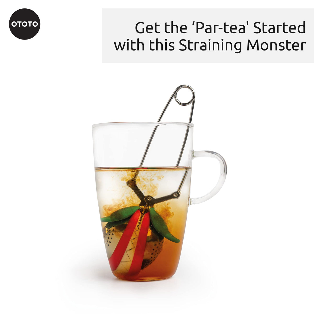 OTOTO Tea Trap Venus Fly Trap design adds playful charm to tea time.