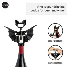 OTOTO Vino Spooky Bat design highlights durable wings and sharp fang.