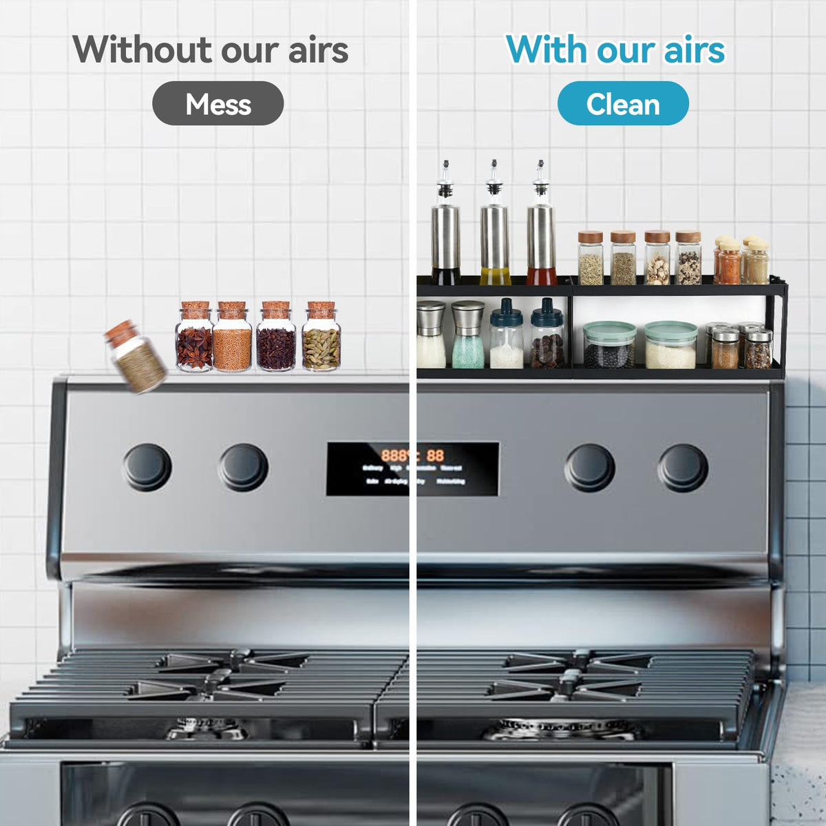 OTraki durable matte-finish rack suits modern kitchens