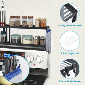 OTraki stainless steel magnetic shelf highlighting rust resistance and durable finish