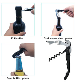 Otstar five-in-one opener includes jar, bottle, and can capabilities.