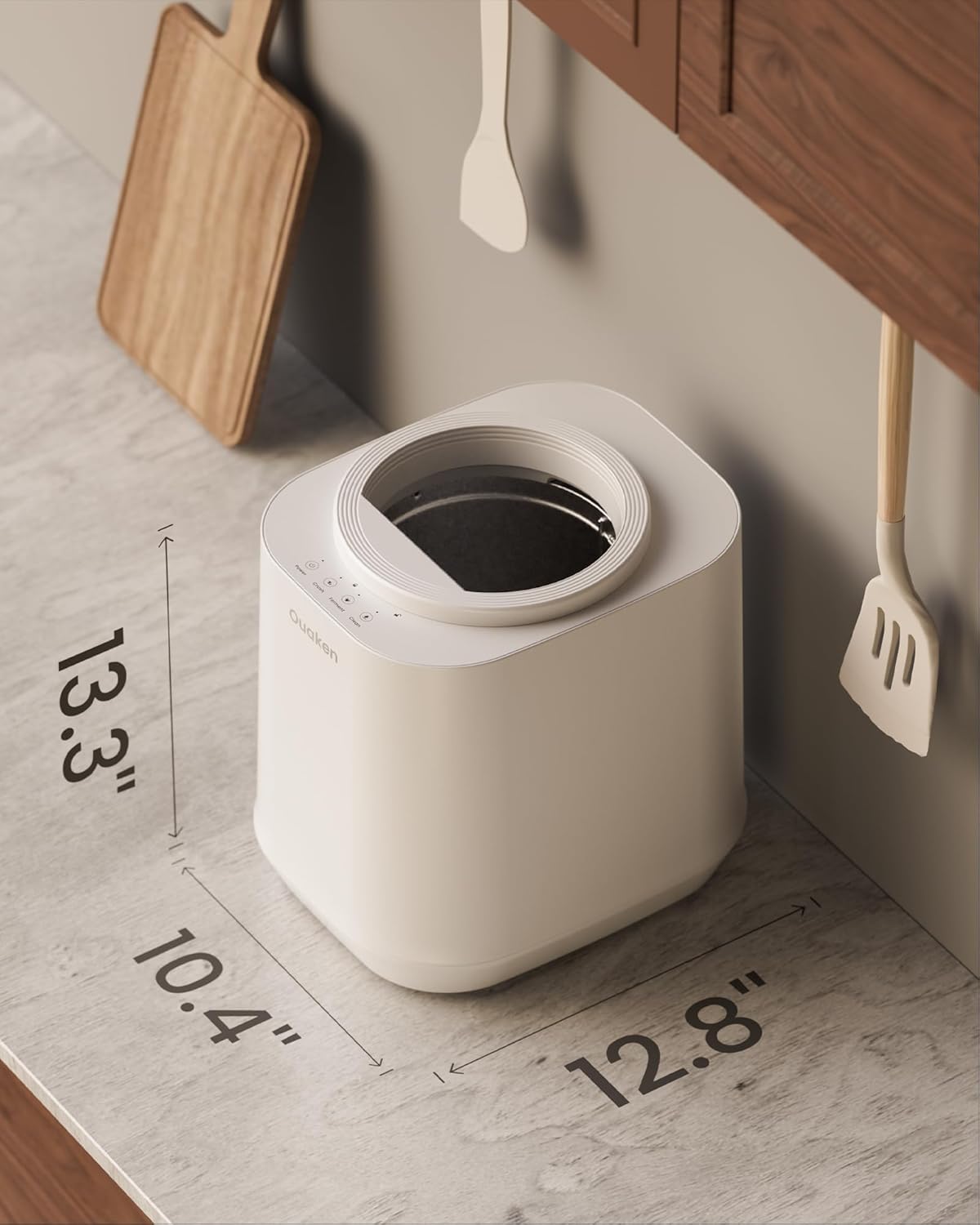 Ouaken detachable bucket is dishwasher safe for quick cleanup.