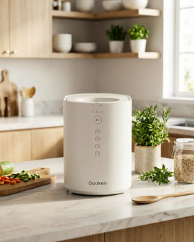 Ouaken OK-255 5.5L capacity suits larger households seeking efficient waste reduction.