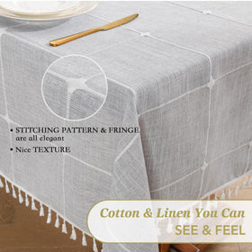 Oubonun tablecloth waterproof coating visible to repel spills