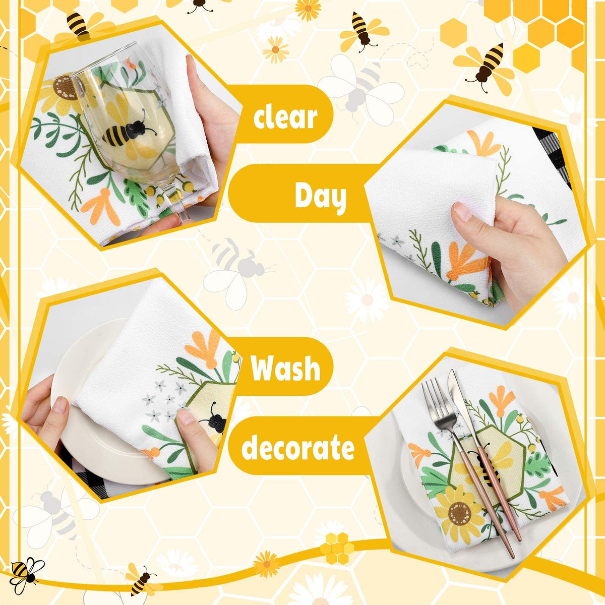 Oudain microfiber quick-dry towels provide soft touch and fast drying.
