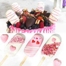Ouddy Life cakesicle molds measure 8.5 by 4.9 by 0.7 inches for generous portions.