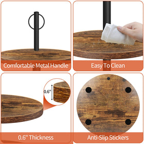 OugeWood cake stand with simple assembly instructions for quick setup.