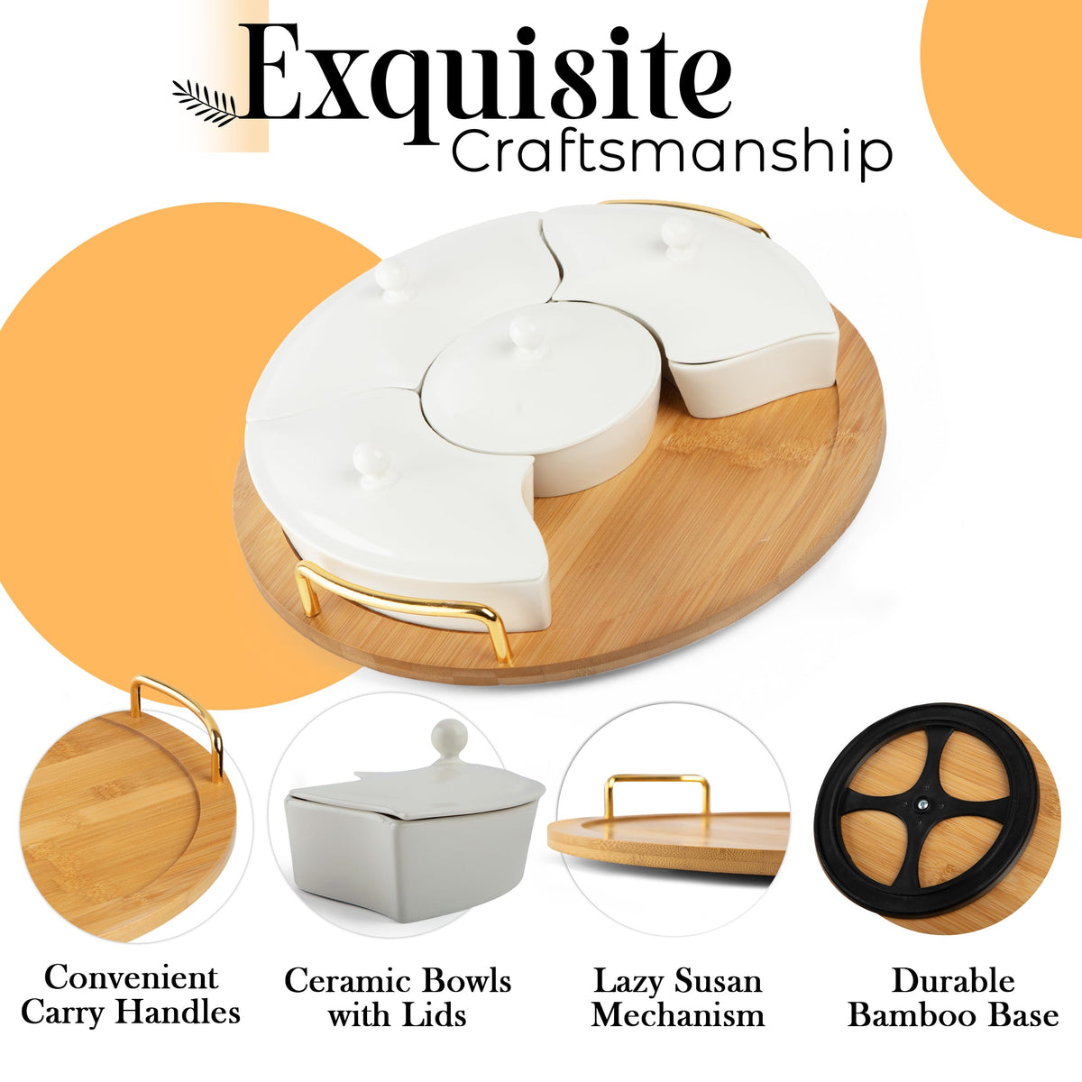 Oui Raquel elegant ceramic serving tray set for indoor and outdoor entertaining.