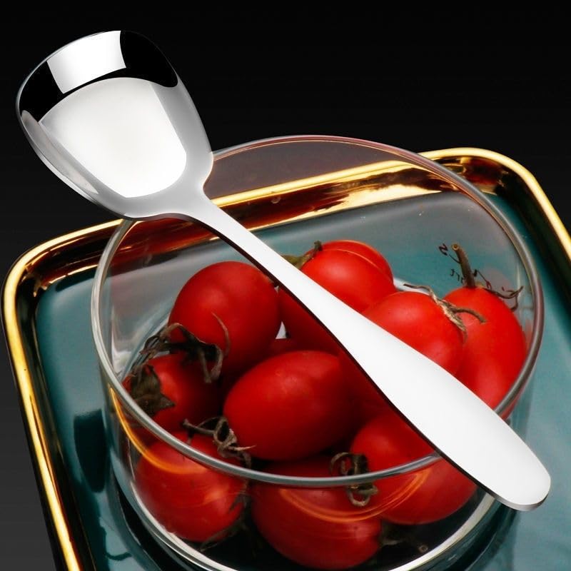 OULIGET mirror-polish-spoons-closeup bright reflections for stylish dining