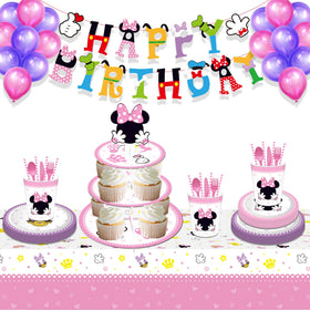 Oulun Minnie cupcake stand easy assembly in minutes for quick setup.