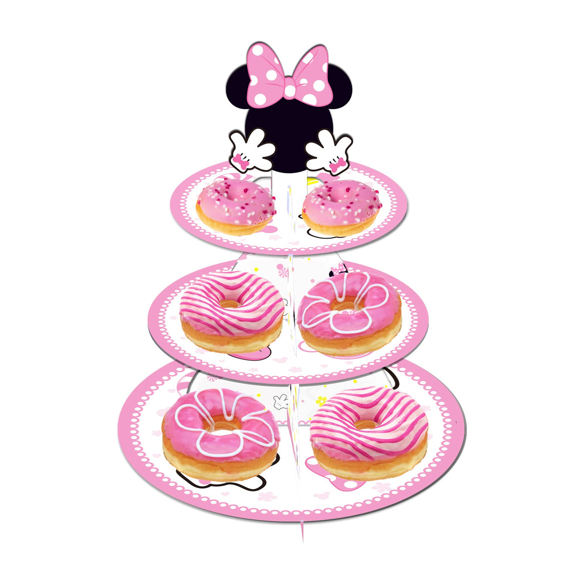 Oulun Minnie cupcake stand suitable for indoor and outdoor events.