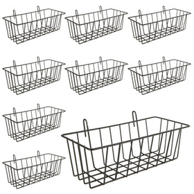 Oungy grid wall basket 10-pack shown for organized kitchen storage.