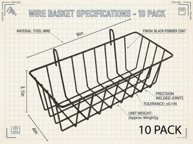Oungy hanging wall basket with open design for easy item access.