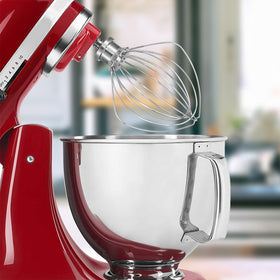 OUOLife K45WW dishwasher-safe whisk cleans easily after mixing