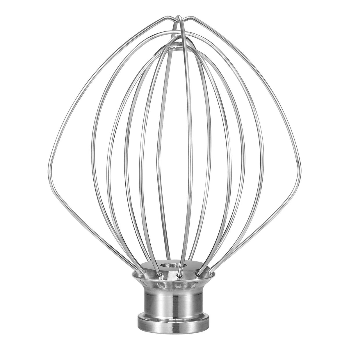 OUOLife K45WW six-wire whisk attachment for KitchenAid; durable for fluffy whipped cream
