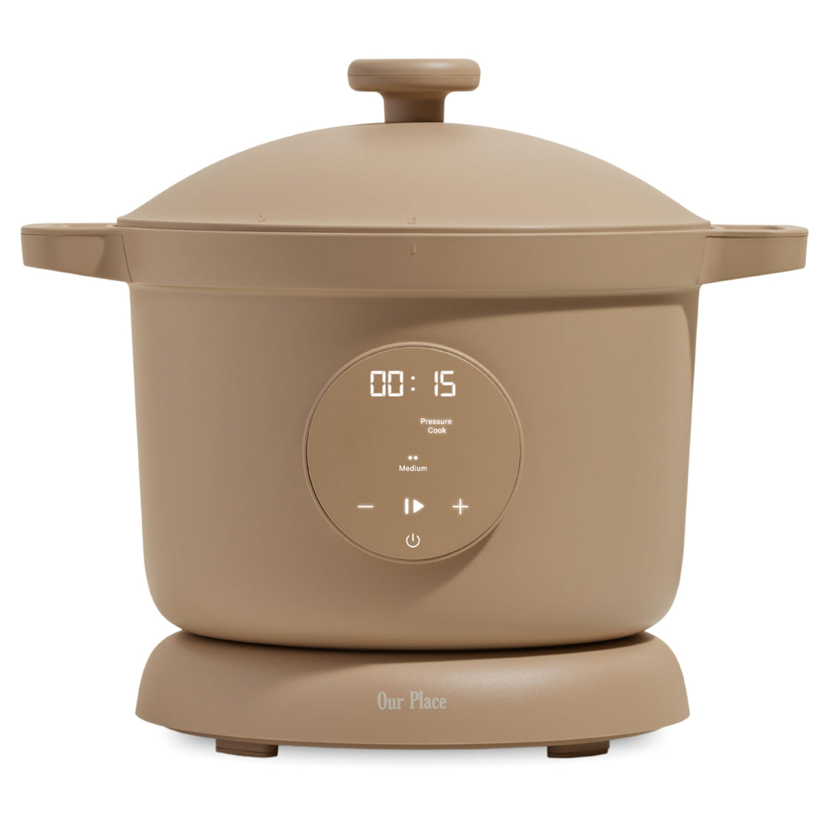 Our Place Dream Cooker 6qt ceramic inner pot for easy release and cleaning.