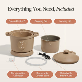 Our Place Dream Cooker is easy to clean after braises, rice, and stews.
