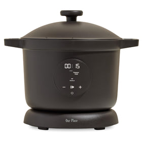 Our Place Dream Cooker outer shell on the counter, ready for weeknight meals.