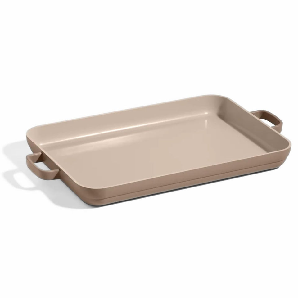 Our Place Griddle Pan front view, versatile surface for baking and searing