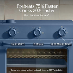360-degree convection of the Our Place Large Wonder Oven for even browning.