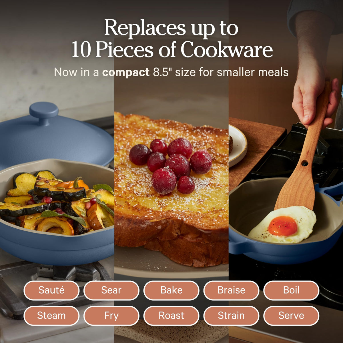 Beechwood spatula included with Our Place Mini Always Pan