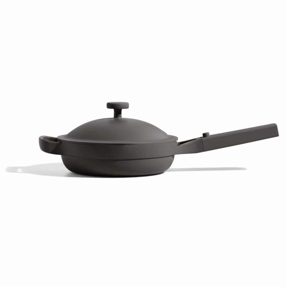 Our Place Mini Always Pan interior shows ceramic nonstick coating for easy cooking