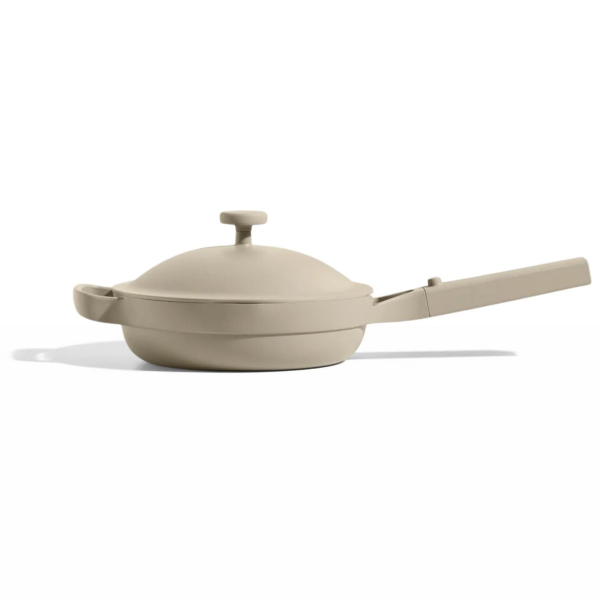 Our Place Mini Always Pan with ceramic nonstick coating for easy release after cooking.