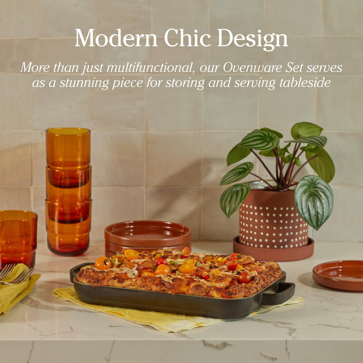 Our Place mini griddle pan 2 qt capacity for modest portions.