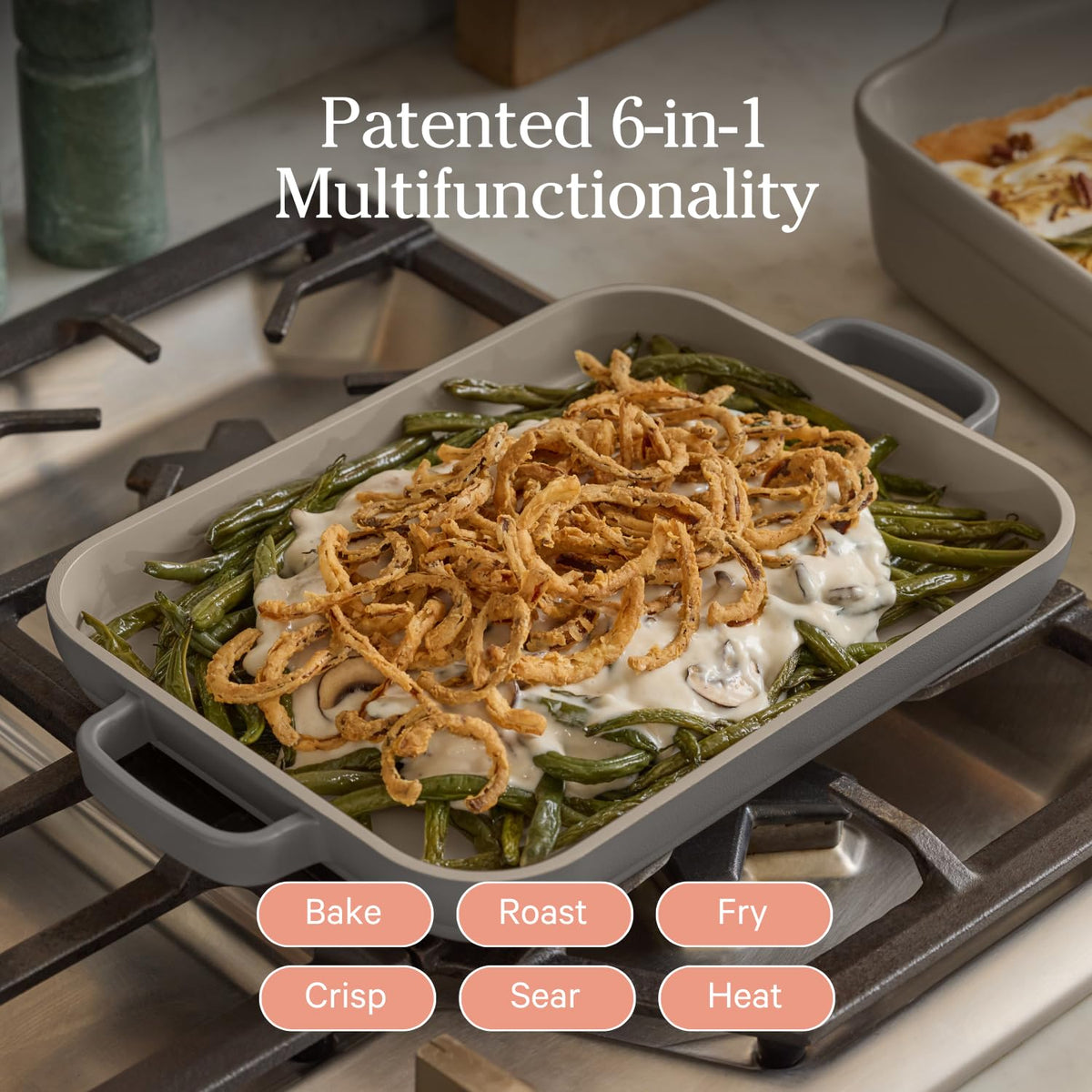 Our Place Mini Griddle Pan with easy-grip handles for confident cooking
