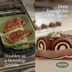 Our Place Mini Griddle Pan PFAS-free and oven-safe up to 450F