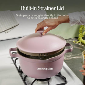 Our Place Perfect Pot 5.5 Qt – 8-in-1 Ceramic Nonstick, PFAS-Free, Induction & Oven Safe