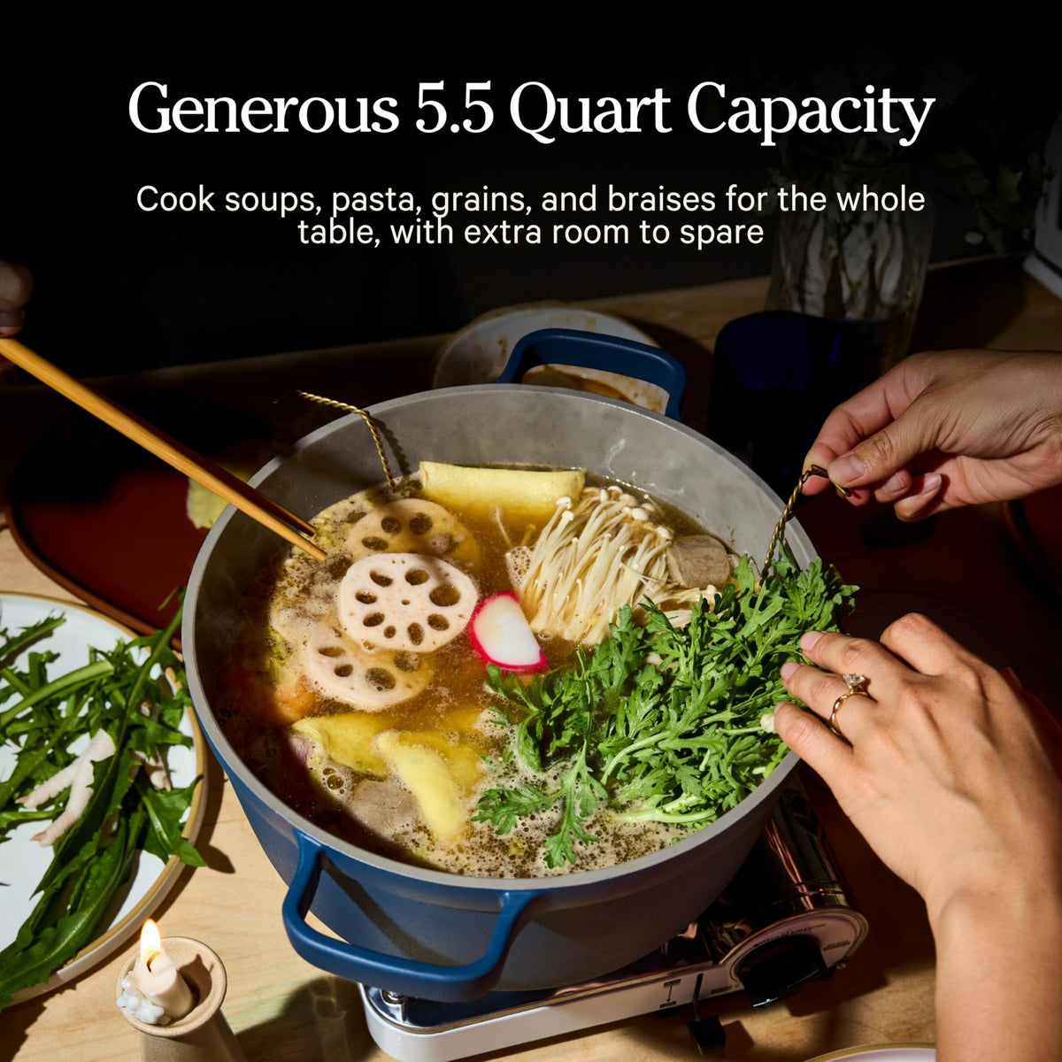 Our Place Perfect Pot comes with a spatula for serving