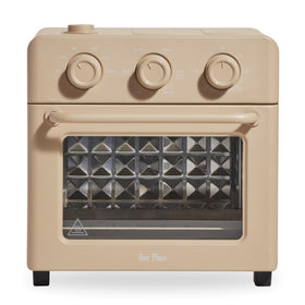 Our Place Wonder Oven displays 6-in-1 cooking for versatile weeknight meals.