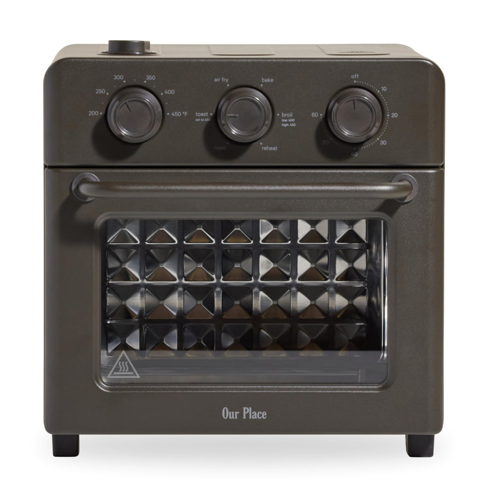 Our Place Wonder Oven basket demonstrates crisp results with minimal oil for quick weeknight meals.